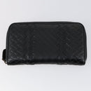 BOTTEGA VENETA INTRECCIATO Wallet Leather 3 Set Black Auth am9581-15