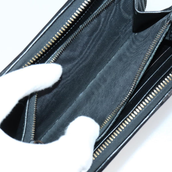 BOTTEGA VENETA INTRECCIATO Wallet Leather 3 Set Black Auth am9581