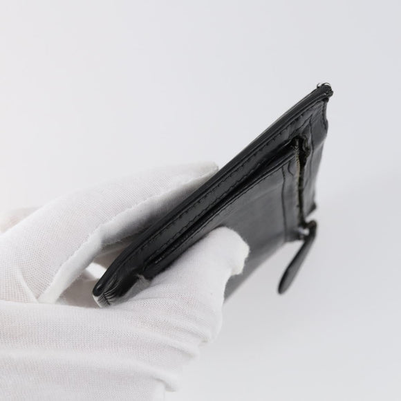 BOTTEGA VENETA INTRECCIATO Wallet Leather 3 Set Black Auth am9581