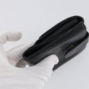 CHANEL Wallet Leather 3 Set Black CC Auth am9582-18