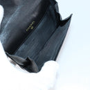 CHANEL Wallet Leather 3 Set Black CC Auth am9582-21