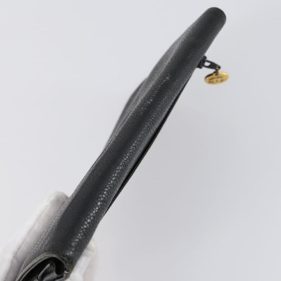 CHANEL Wallet Leather 3 Set Black CC Auth am9582