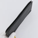 CHANEL Wallet Leather 3 Set Black CC Auth am9582-6