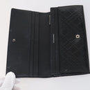 BURBERRY Nova Check Card Case Wallet Leather 2 Set Black Auth am9583-15