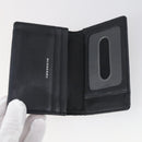 BURBERRY Nova Check Card Case Wallet Leather 2 Set Black Auth am9583-8