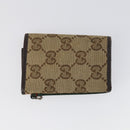 GOYARD Gucci Cartier Fendi Micro GG Canvas Leather 5 Set Black Beige Auth am9585-16