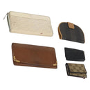 GOYARD Gucci Cartier Fendi Micro GG Canvas Leather 5 Set Black Beige Auth am9585-1