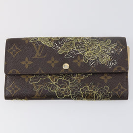 LOUIS VUITTON Monogram Wallet 2 Set LV Auth am9586 - 0