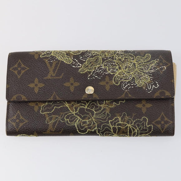 LOUIS VUITTON Monogram Wallet 2 Set LV Auth am9586
