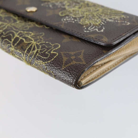 LOUIS VUITTON Monogram Wallet 2 Set LV Auth am9586