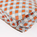 BOTTEGA VENETA INTRECCIATO Shoulder Bag Leather Light Blue Gold Auth am9591-15