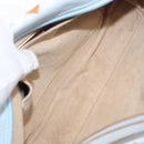 BOTTEGA VENETA INTRECCIATO Shoulder Bag Leather Light Blue Gold Auth am9591-11