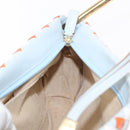 BOTTEGA VENETA INTRECCIATO Shoulder Bag Leather Light Blue Gold Auth am9591-19