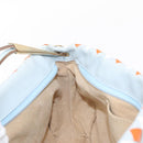 BOTTEGA VENETA INTRECCIATO Shoulder Bag Leather Light Blue Gold Auth am9591-20