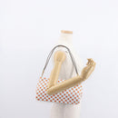 BOTTEGA VENETA INTRECCIATO Shoulder Bag Leather Light Blue Gold Auth am9591-22