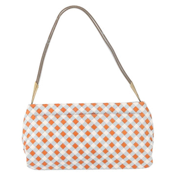 BOTTEGA VENETA INTRECCIATO Shoulder Bag Leather Light Blue Gold Auth am9591 - 0