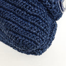 FENDI Hand Bag Straw Blue Gold Auth am9592V-15