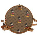 GUCCI Micro GG Supreme Disney Mini-Rucksack mit Kette PVC Beige 603730 Auth am9593M-2