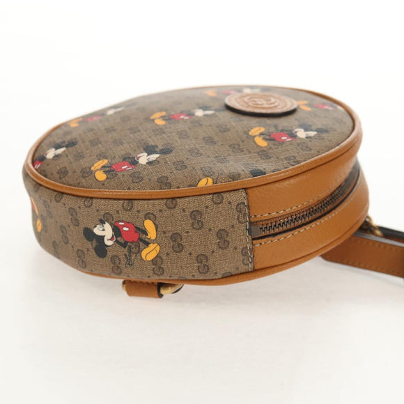 GUCCI Micro GG Supreme Disney Mini-Rucksack mit Kette PVC Beige 603730 Auth am9593M