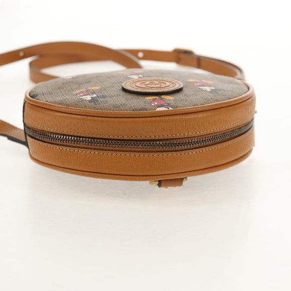 GUCCI Micro GG Supreme Disney Chain Mini Backpack PVC Beige 603730 Auth am9593M