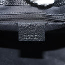 GUCCI GG Canvas Hand Bag Black Silver 113015 Auth am9594V-14