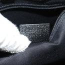 GUCCI GG Canvas Hand Bag Black Silver 113015 Auth am9594V-20