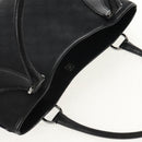 GUCCI GG Canvas Hand Bag Black Silver 113015 Auth am9594V-6