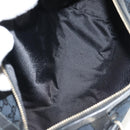 GUCCI GG Canvas Hand Bag Black Gold 000 0851 Auth am9595V-17