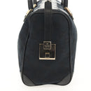 GUCCI GG Canvas Hand Bag Black Gold 000 0851 Auth am9595V-5