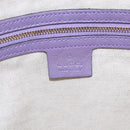 GUCCI GG Canvas Gussissima Shoulder Bag Leather Purple Gold 257072 Auth am9596V-18
