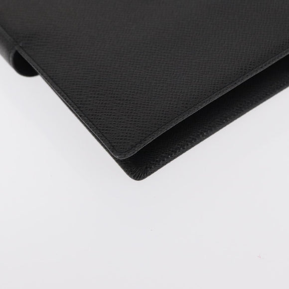 LOUIS VUITTON Taiga Agenda GM Day Planner Cover Black R20232 LV Auth am9599