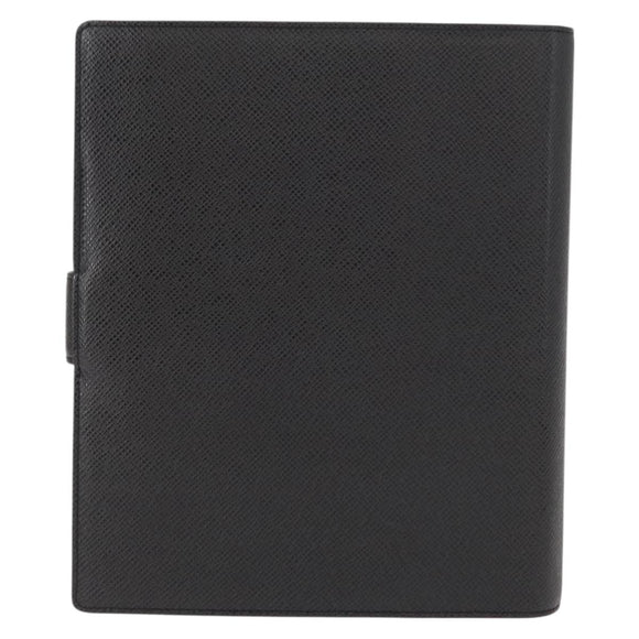 LOUIS VUITTON Taiga Agenda GM Day Planner Cover Black R20232 LV Auth am9599