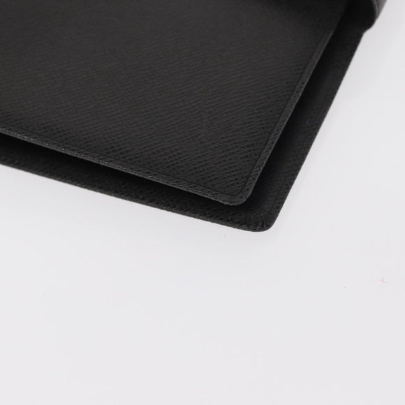 LOUIS VUITTON Taiga Agenda GM Day Planner Cover Black R20232 LV Auth am9599