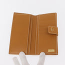 GUCCI Micro GG Supreme Long Wallet PVC Beige Gold 035 001 0758 Auth am9600V-12