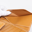 GUCCI Micro GG Supreme Long Wallet PVC Beige Gold 035 001 0758 Auth am9600V-13