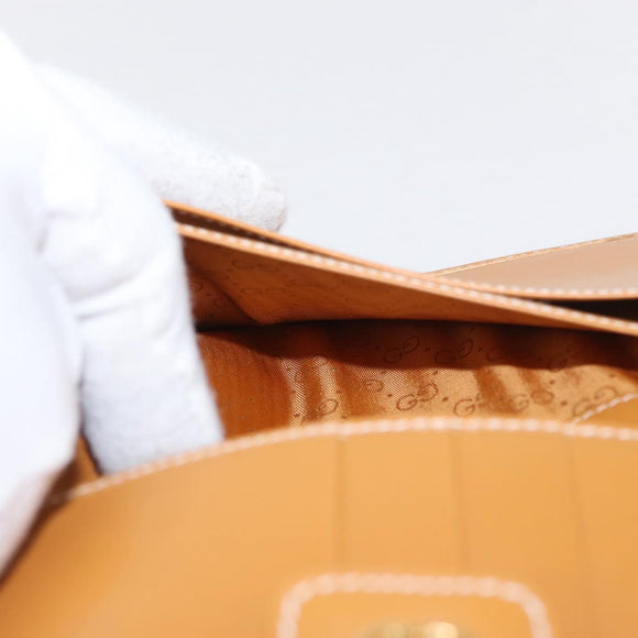 GUCCI Micro GG Supreme Long Wallet PVC Beige Gold 035 001 0758 Auth am9600V