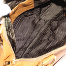 PRADA Shoulder Bag Leather Brown Gold Auth am9602V-10