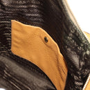 PRADA Shoulder Bag Leather Brown Gold Auth am9602V-23