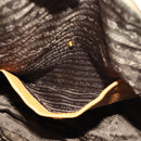 PRADA Shoulder Bag Leather Brown Gold Auth am9602V-24