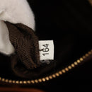 PRADA Shoulder Bag Leather Brown Gold Auth am9602V-11