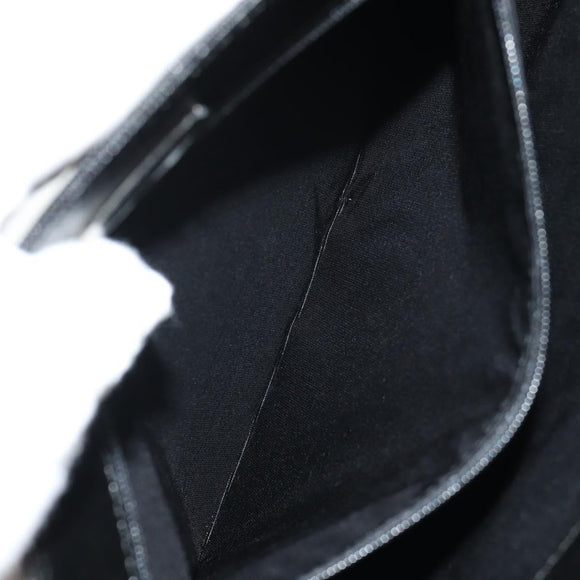 BURBERRY Nova Check Hand Bag Canvas Beige Silver Auth am9603A