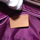 ETRO Paisley Shoulder Bag Canvas Brown Auth am9604-12