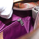 ETRO Paisley Shoulder Bag Canvas Brown Auth am9604-19