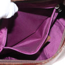 ETRO Paisley Shoulder Bag Canvas Brown Auth am9604-20