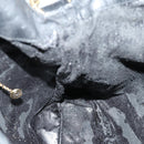 GUCCI Bamboo Shoulder Bag Leather 2way Black Gold 001 1998 1577 Auth am9605-17