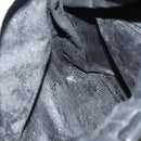 GUCCI Bamboo Shoulder Bag Leather 2way Black Gold 001 1998 1577 Auth am9605-18