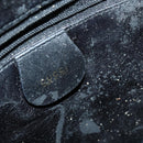 GUCCI Bamboo Shoulder Bag Leather 2way Black Gold 001 1998 1577 Auth am9605-19