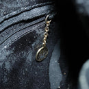 GUCCI Bamboo Shoulder Bag Leather 2way Black Gold 001 1998 1577 Auth am9605-20