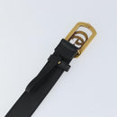 GUCCI GG Marmont Belt Leather 44.1"" Black Gold 575587 Auth am9607-10