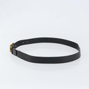GUCCI GG Marmont Belt Leather 44.1"" Black Gold 575587 Auth am9607-3